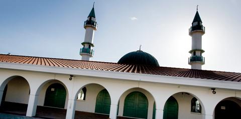 Moskén vid Islamic Center i Malmö.