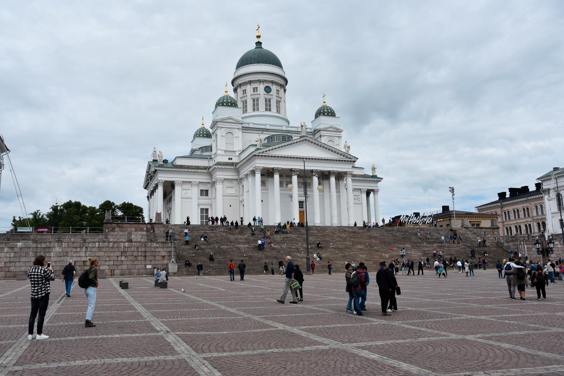 Domkyrkan i Helsingfors inväntar nästa veckas start på Finlands halvår som ordförandeland i EU.
