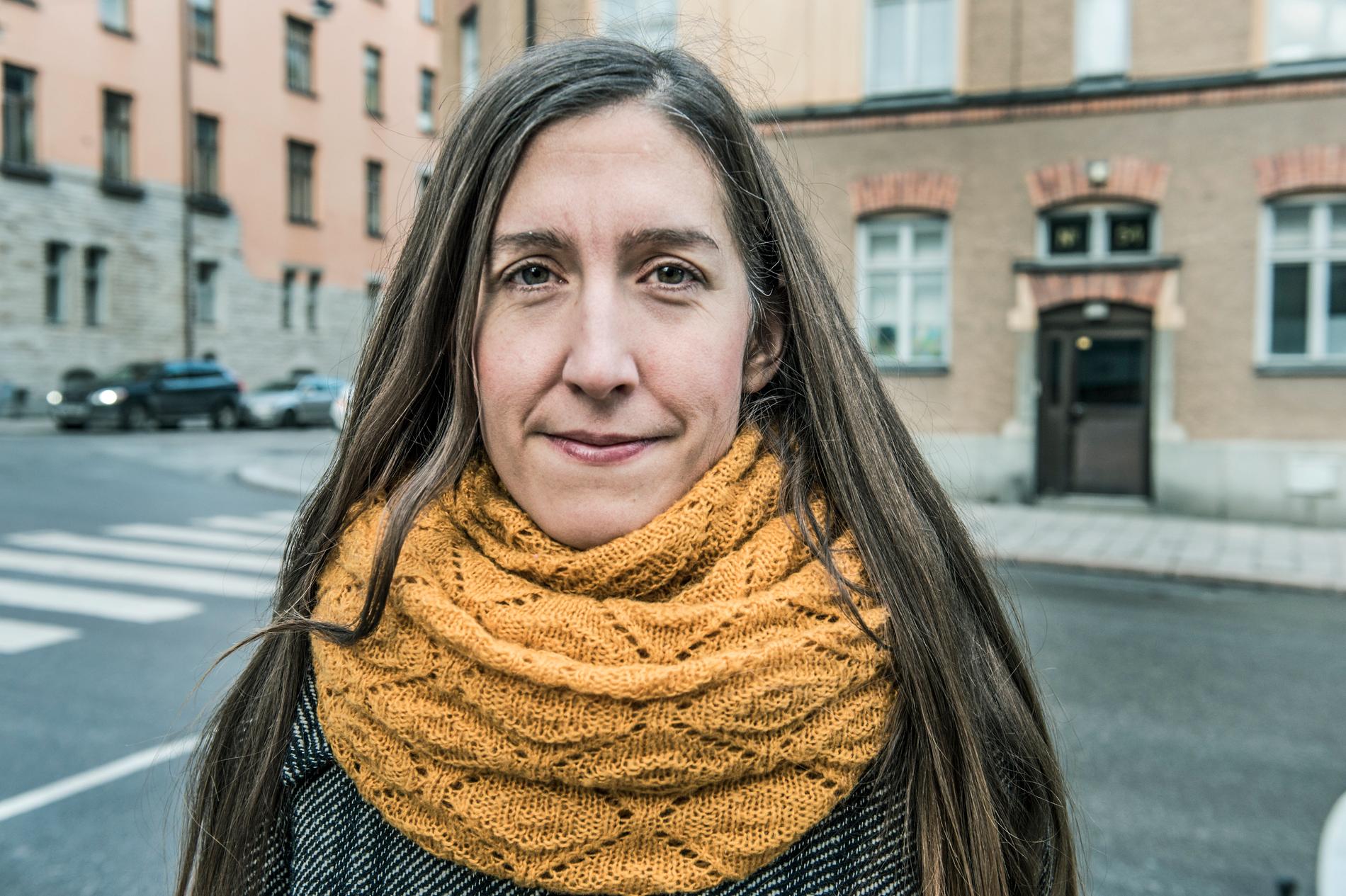 Agnes Hellström, ordförande i Svenska Freds.