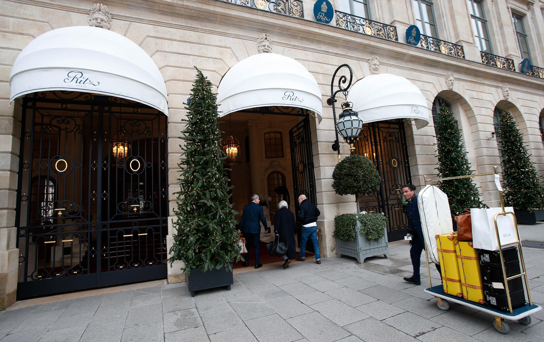 Hotel Ritz i Paris har för andra gången i år utsatts för en juvelkupp. Arkivbild.