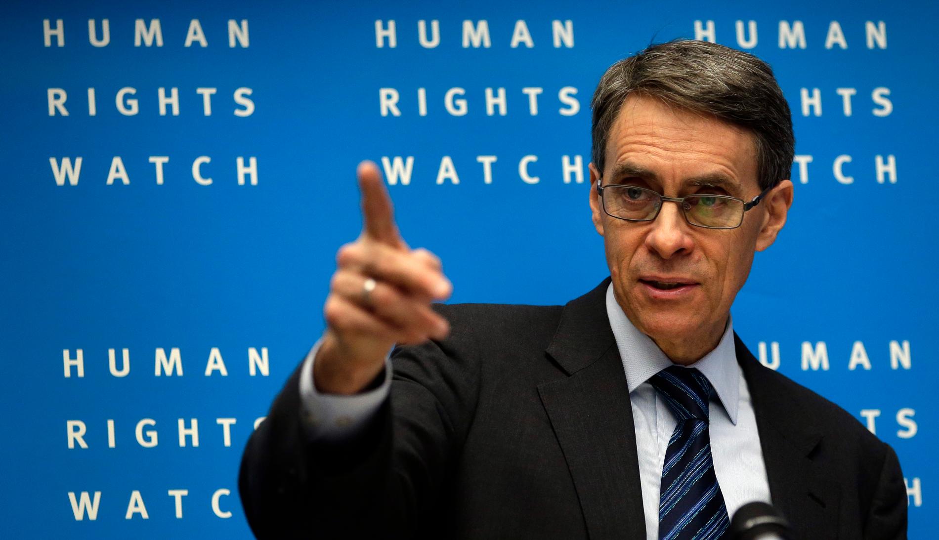 Kenneth Roth leder människorättsorganisationen Human Rights Watch. Arkivbild.