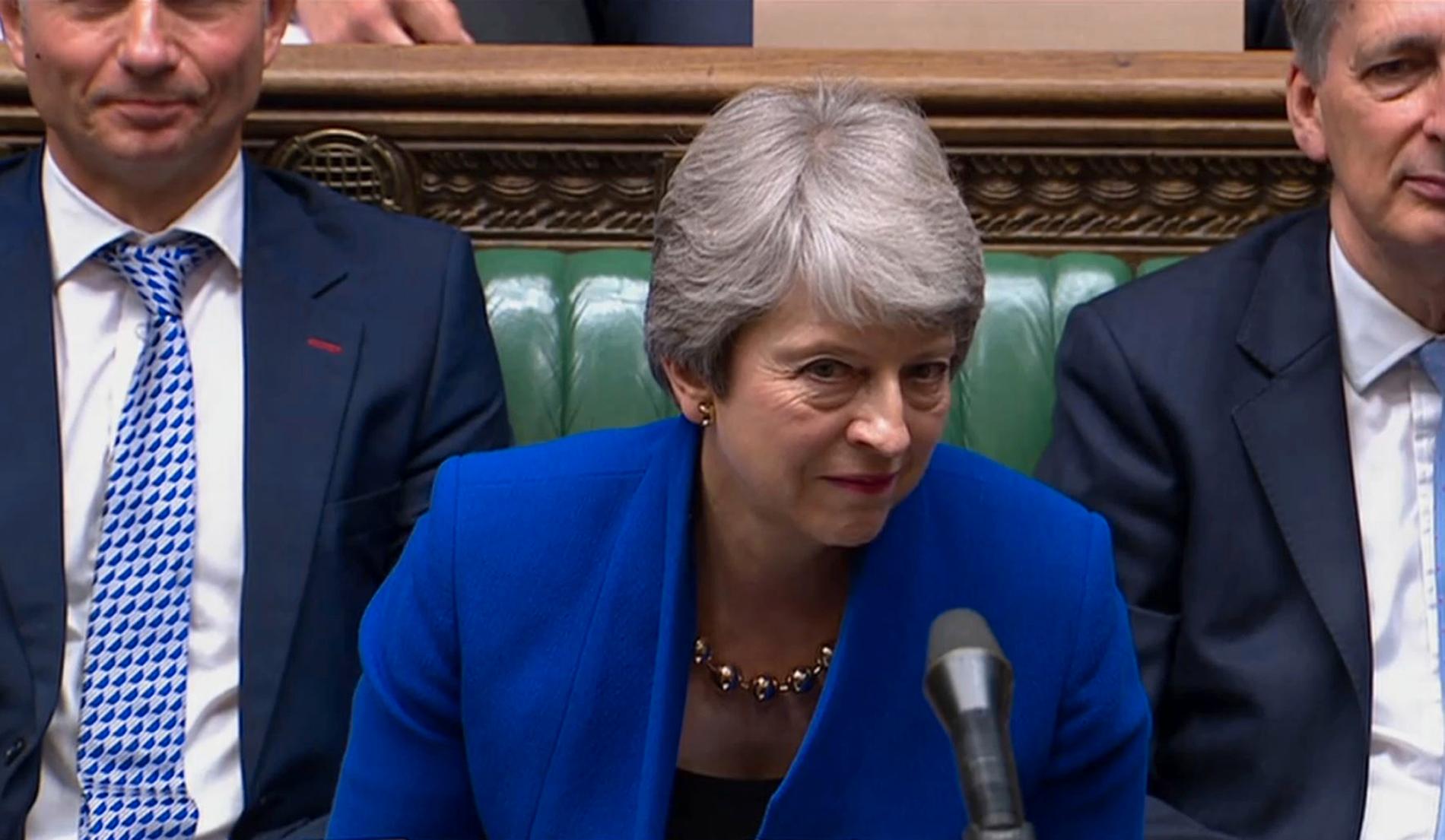Theresa May svarar på frågor i parlamentet för sista gången innan Boris Johnson tar över som premiärminister.