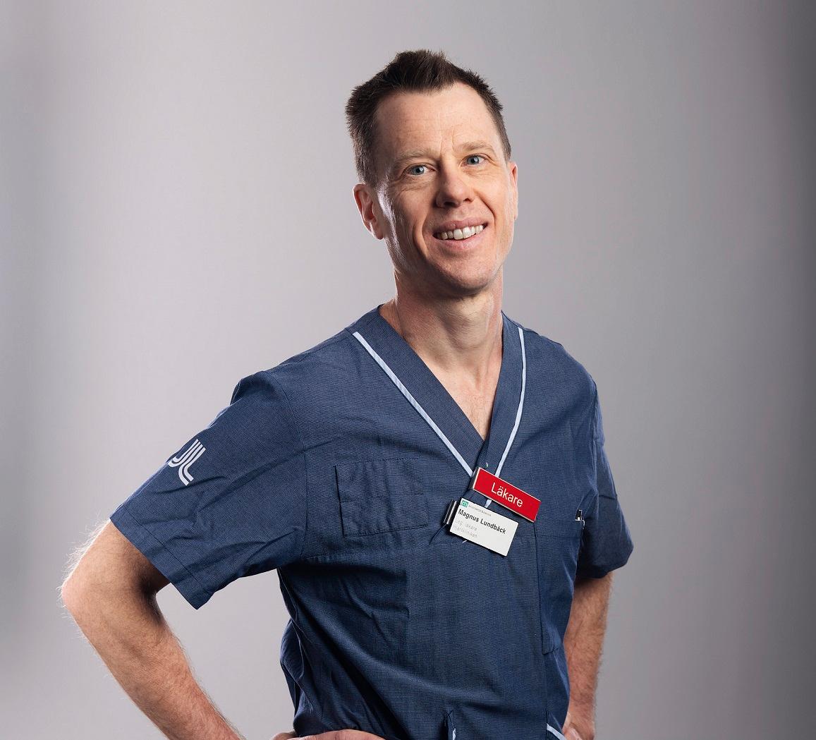 Magnus Lundbäck, hjärtläkare vid Danderyds sjukhus och docent i kardiologi vid Karolinska Institutet. 