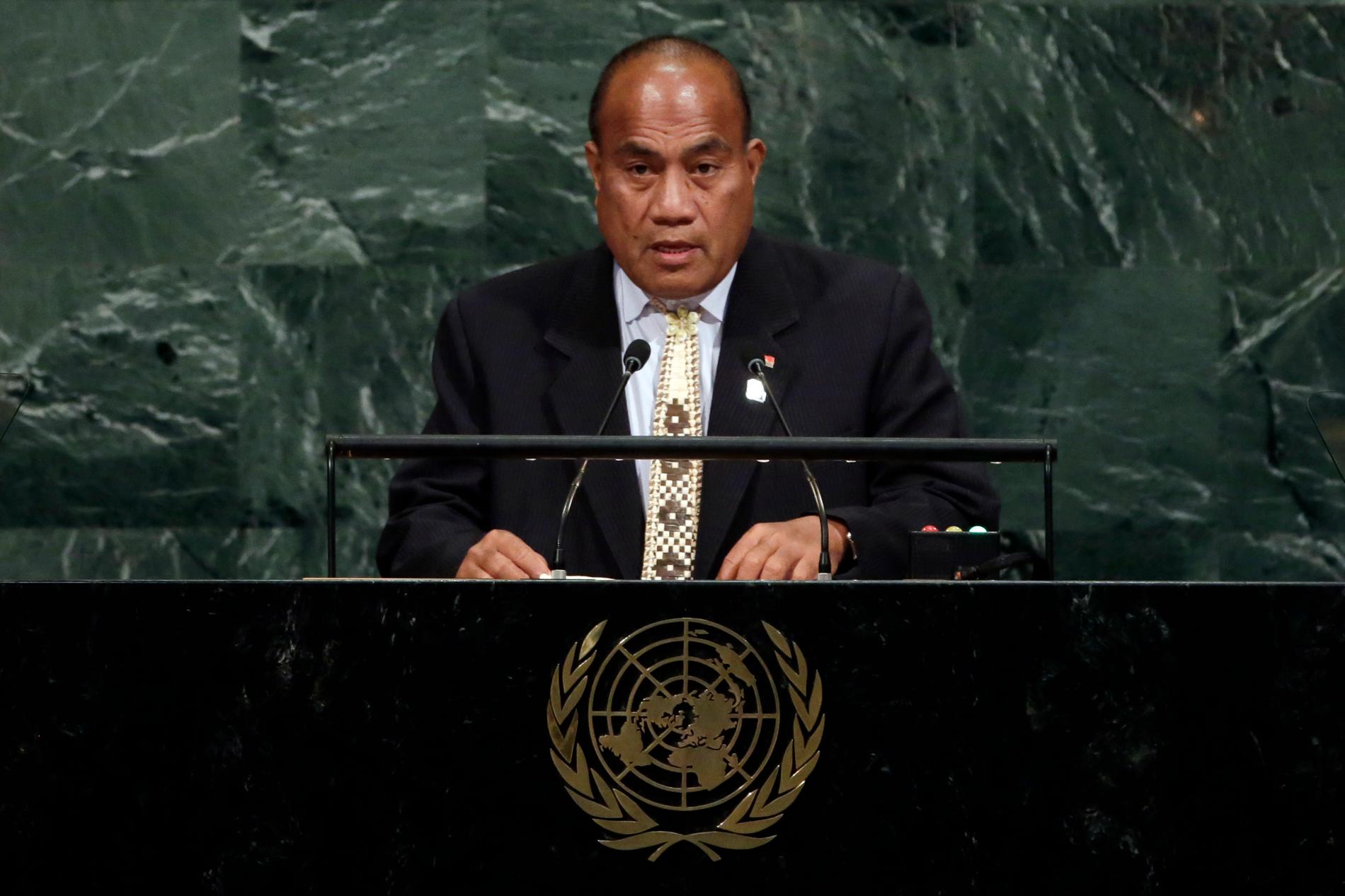 Kiribatis president Taneti Maamau.