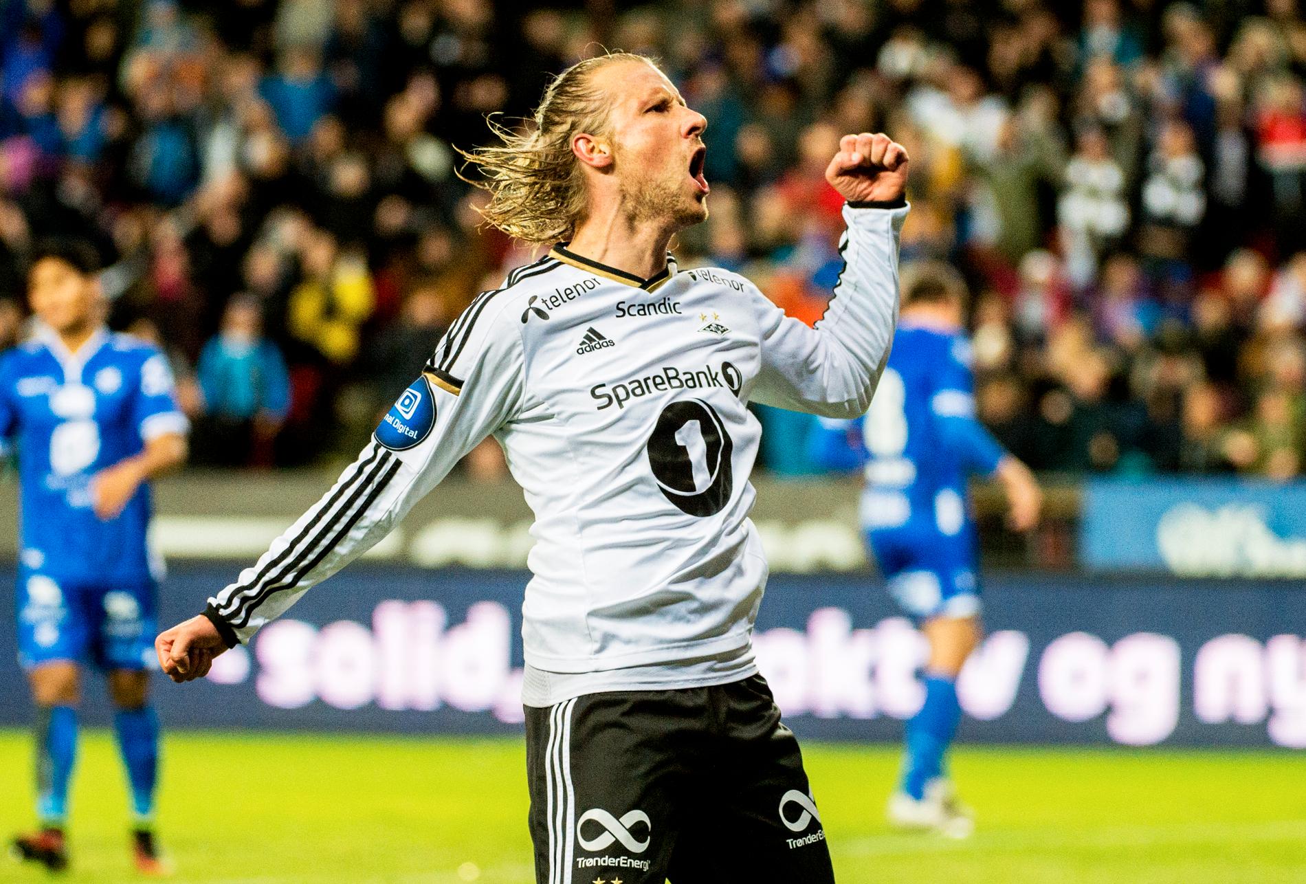 Tobias Mikkelsen under sin tid i Rosenborg. Arkivbild.