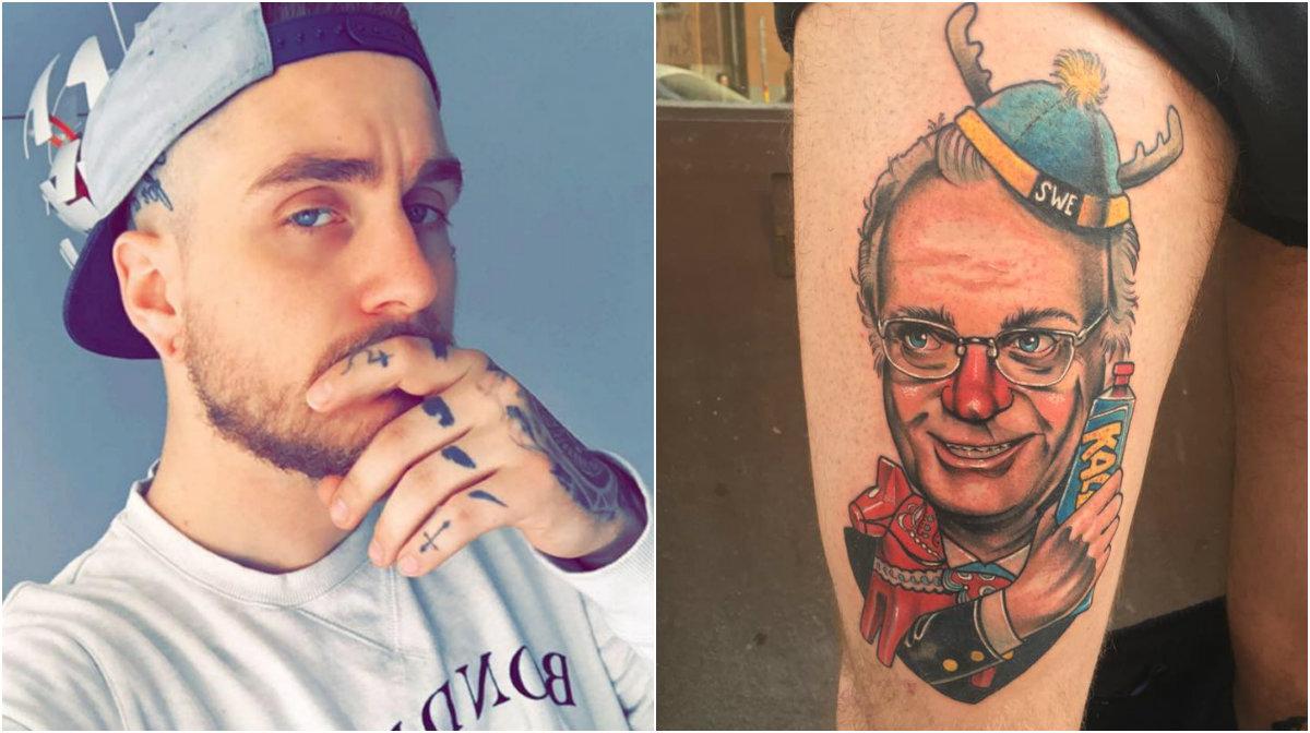 Felic har gjort en tatuering som uppmärksammas på Facebook.