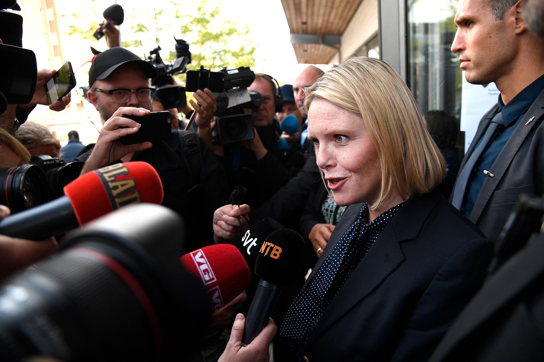 Besöket i Rinkeby blev ännu en framgång för pr-konsulten Sylvi Listhaug, som just nu jobbar som norsk migrationsminister.