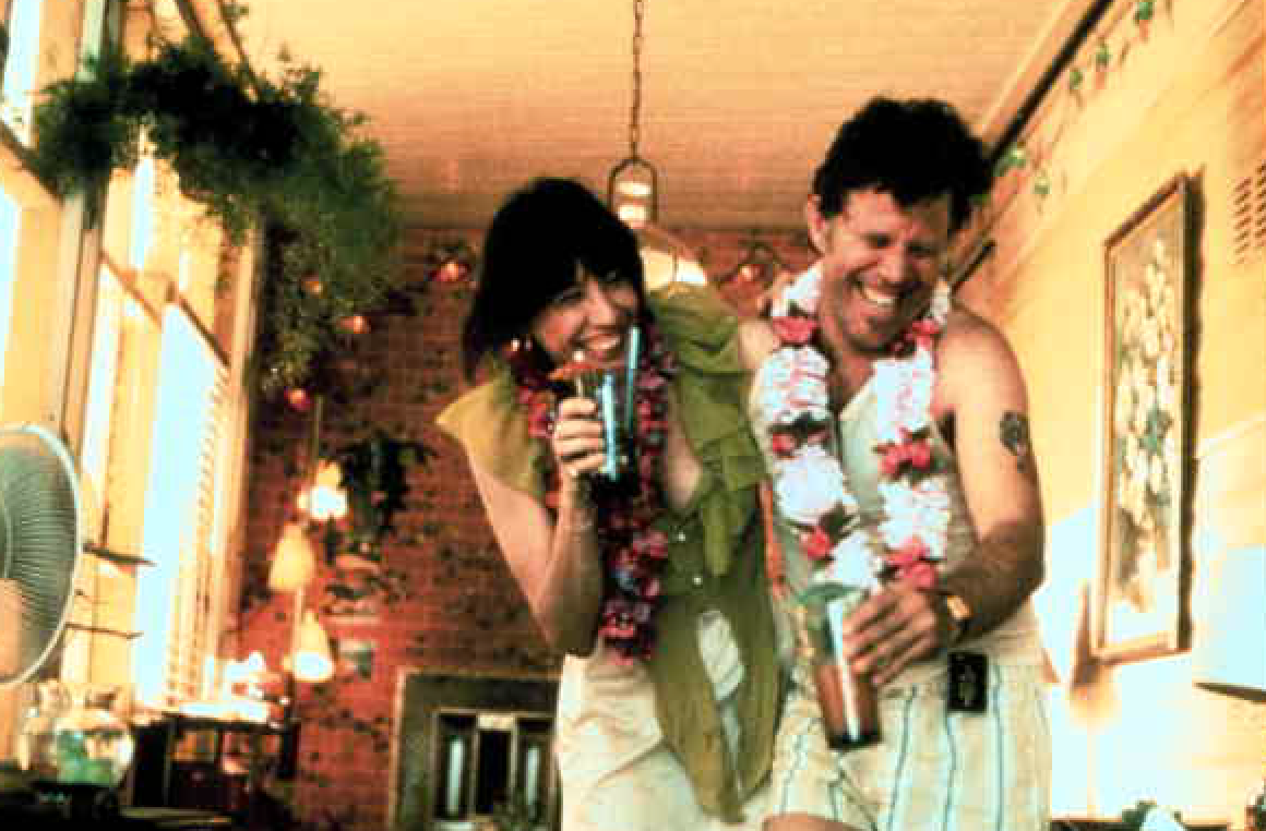 Lily Tomlin och Tom Waits i Robert Altmans film ”Short cuts” från 1993. 