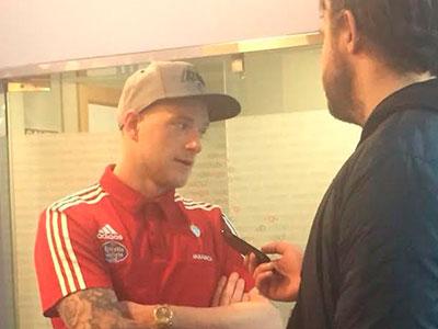 Sportbladets Kristopher Karlsson träffade John Guidetti efter matchen.