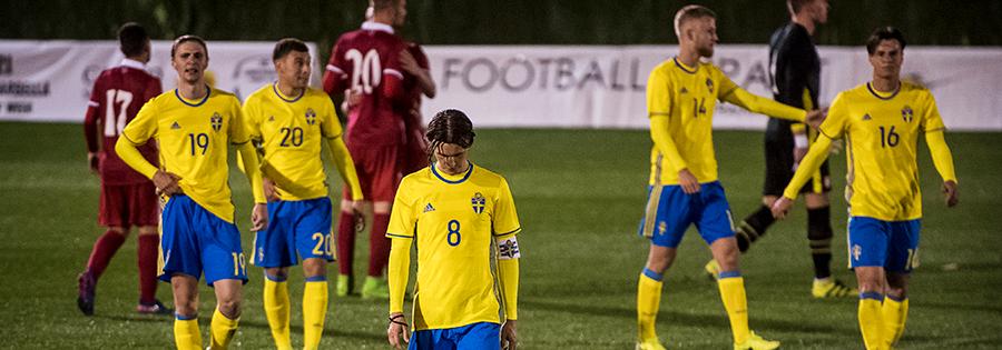 Sverige blev utspelat av Serbien under fredagskvällen.