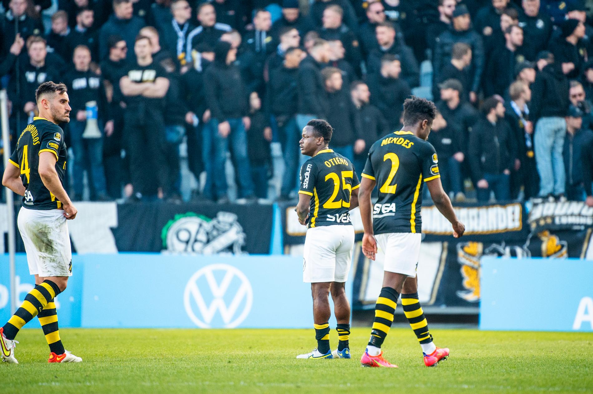 AIK föll tungt mot Malmö FF på påskdagen. Lagets andra raka bortaförlust för säsongen. 