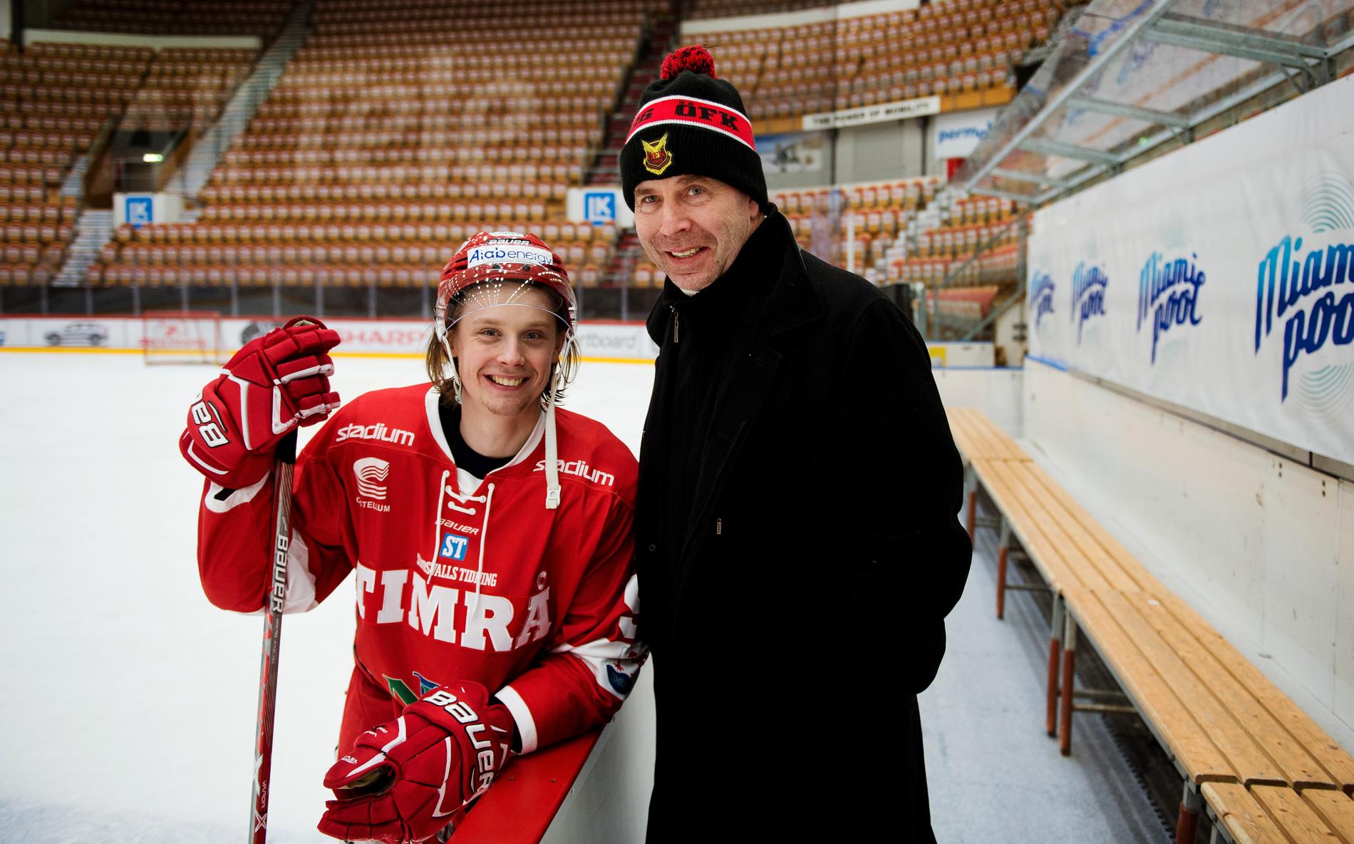 Ulf Dahlén med sonen Jonathan Dahlén
