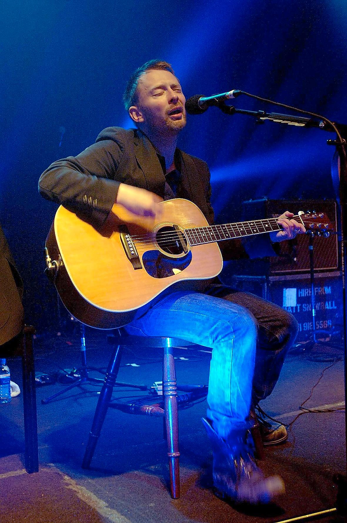 Thom Yorke i Radiohead.