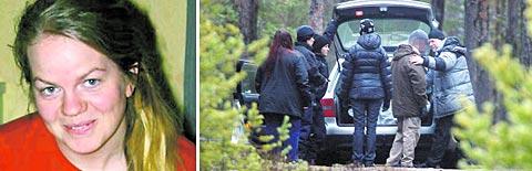 på väg till gällivare Carolin Stenvall, 29, försvann den 12 september. Den mordmisstänkte 50-åringen vallades för några veckor sedan på den plats i Landsjärv där polisen tror att Carolin Stenvall dödades. Nu berättar hans 42-åriga hustru för första gången i Piteå-Tidningen om ensamheten med de två sönerna och familjens mardrömshöst.