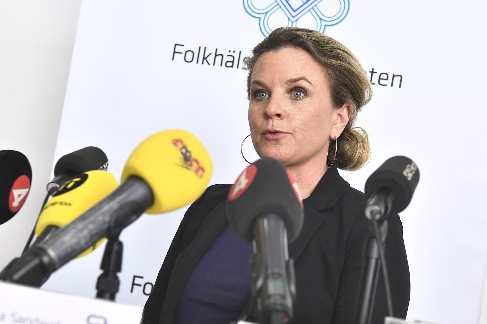 Krisberedskapschef Johanna Sandwall på Socialstyrelsen. Arkivbild.