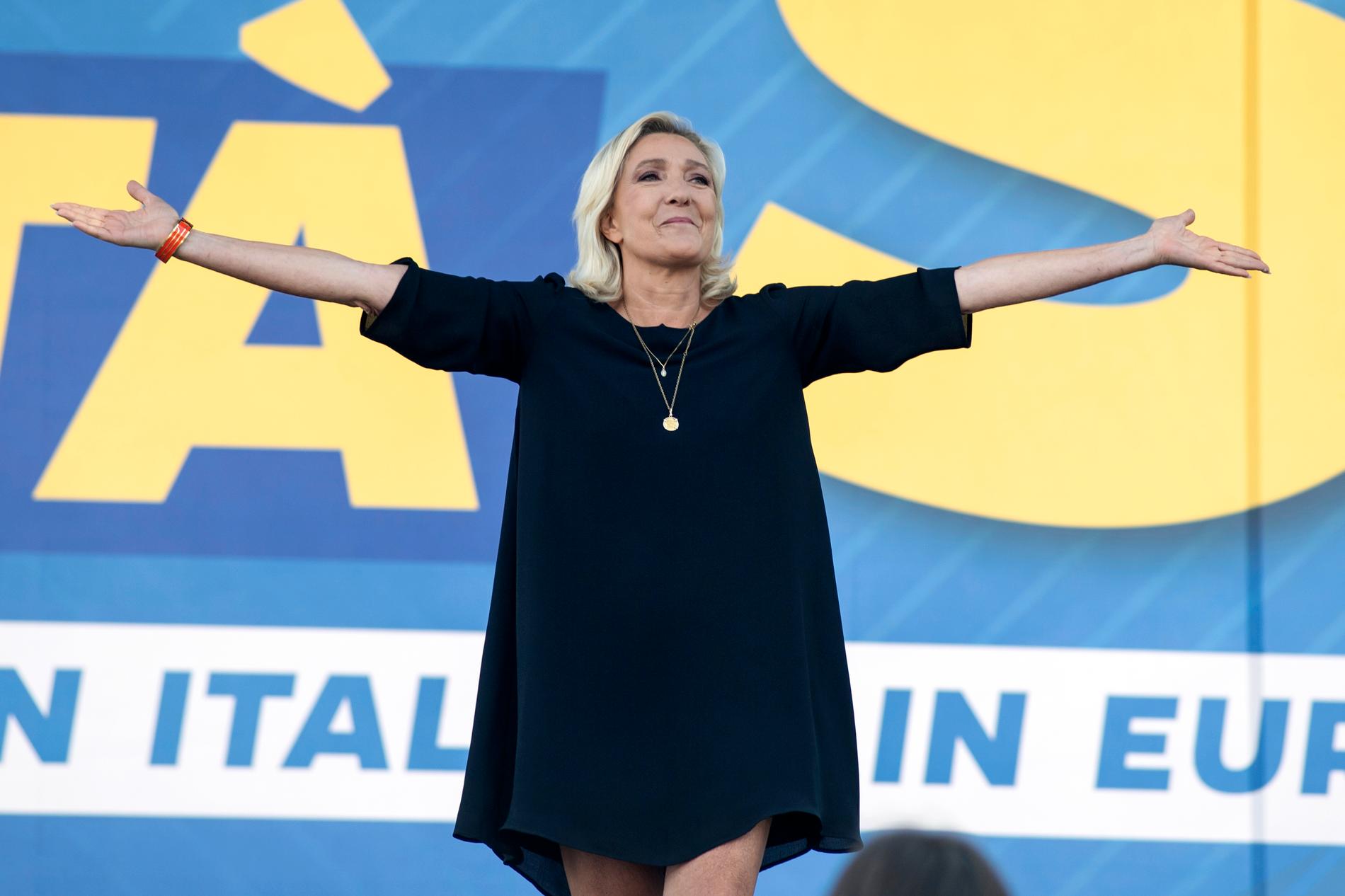 Opinionsmätningar visar att Marine Le Pen mycket väl kan bli Frankrikes näste president. 