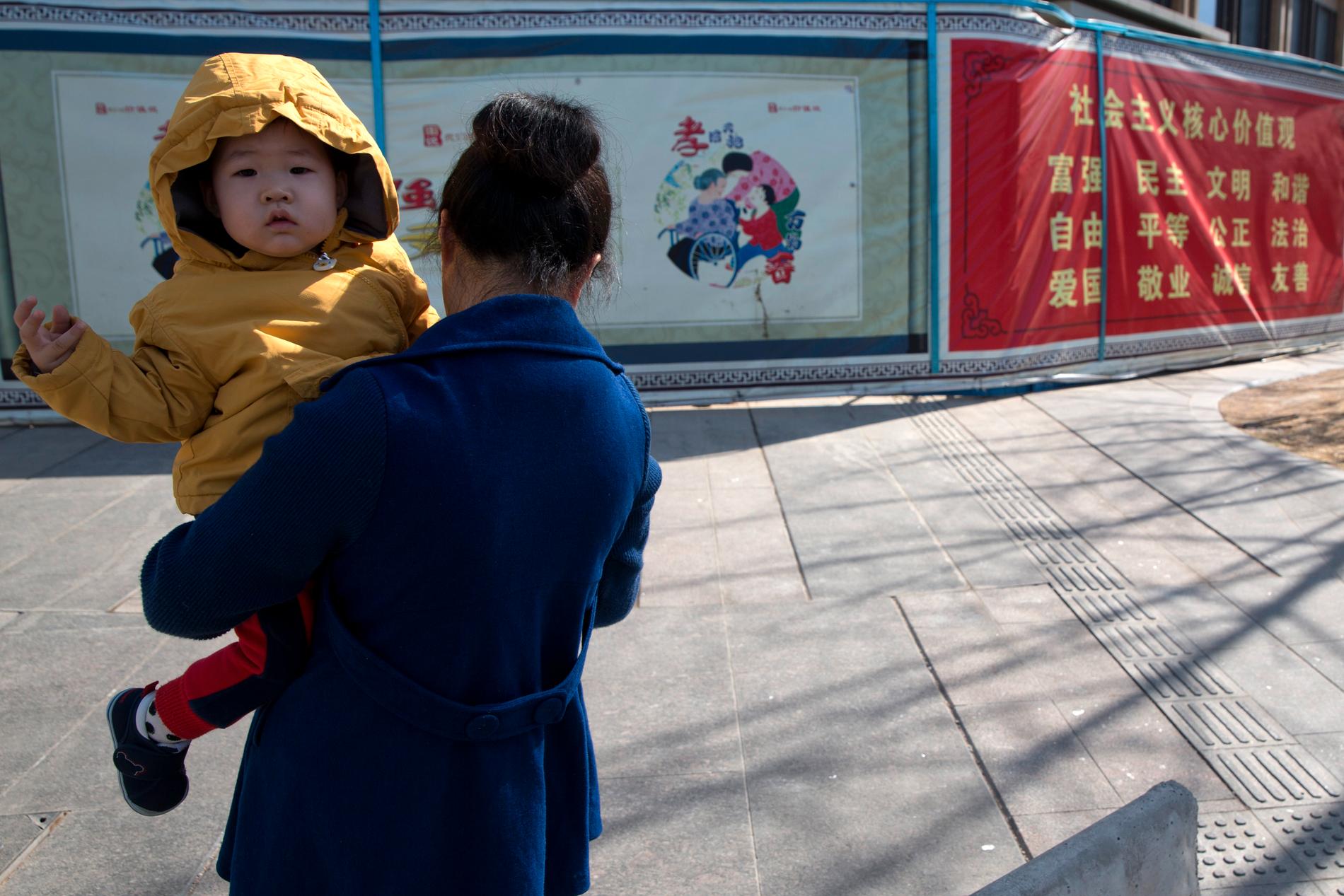 Sedan 2016 är det tillåtet för par i kinesiska städer att ha två barn.