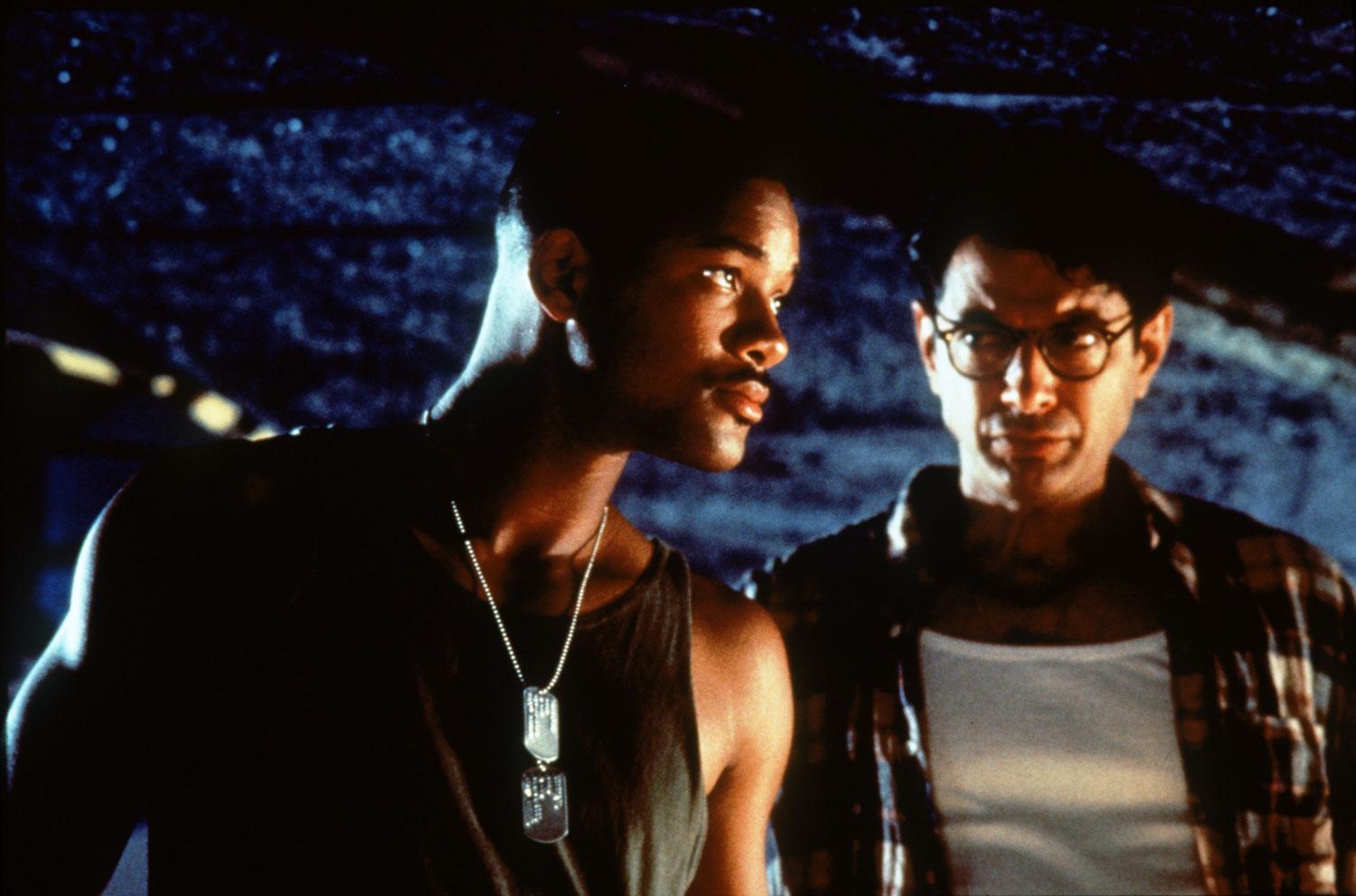 Will Smith och Jeff Goldblum i actionäventyret ”Independence Day” från 1996.