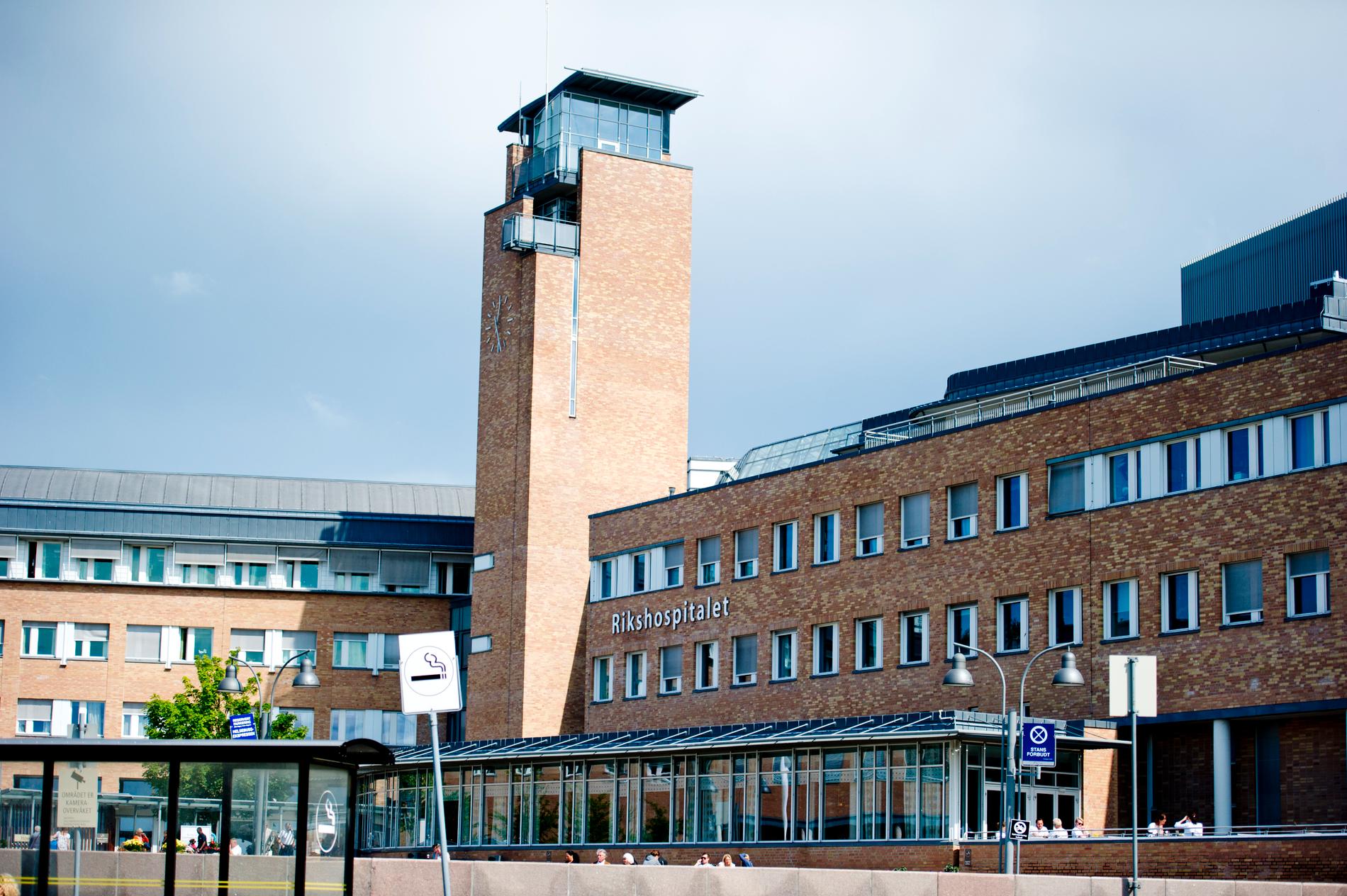 Universitetssjukhuset i Oslo är ett av de strejkdrabbade sjukhusen. Arkivbild.