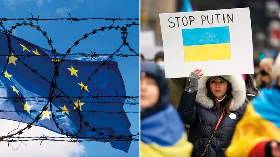 EU måste trappa upp hjälpen till Ukraina. Det inkluderar att bistå med sjukvårdsmateriel, humanitärt bistånd, transporter, militär utbildning och vapenleveranser. Och ett permanent stopp för Nord Stream 2, skriver debattörerna.