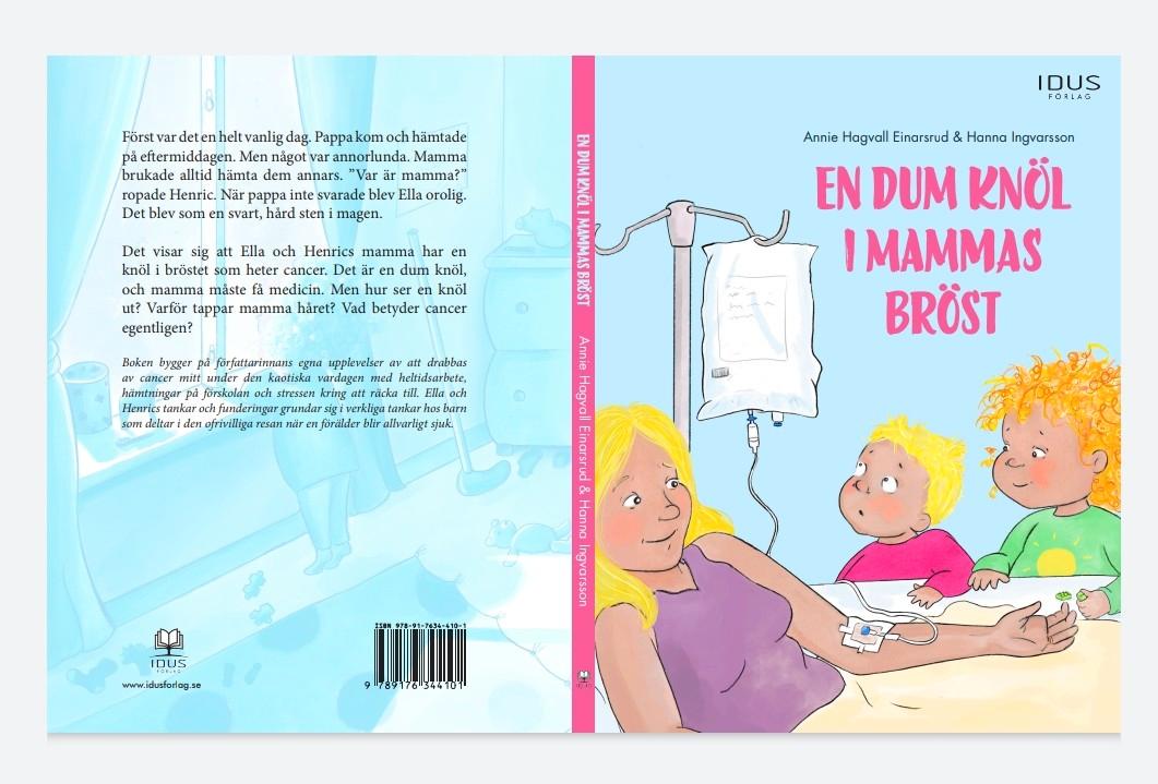 Omslaget till boken "En dum knöl i mammas bröst".