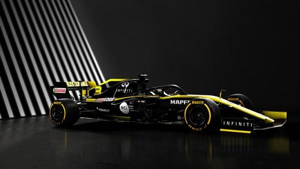 Daniel Ricciardo kör för Renault,  Renault presenterar bilen till F1 2019