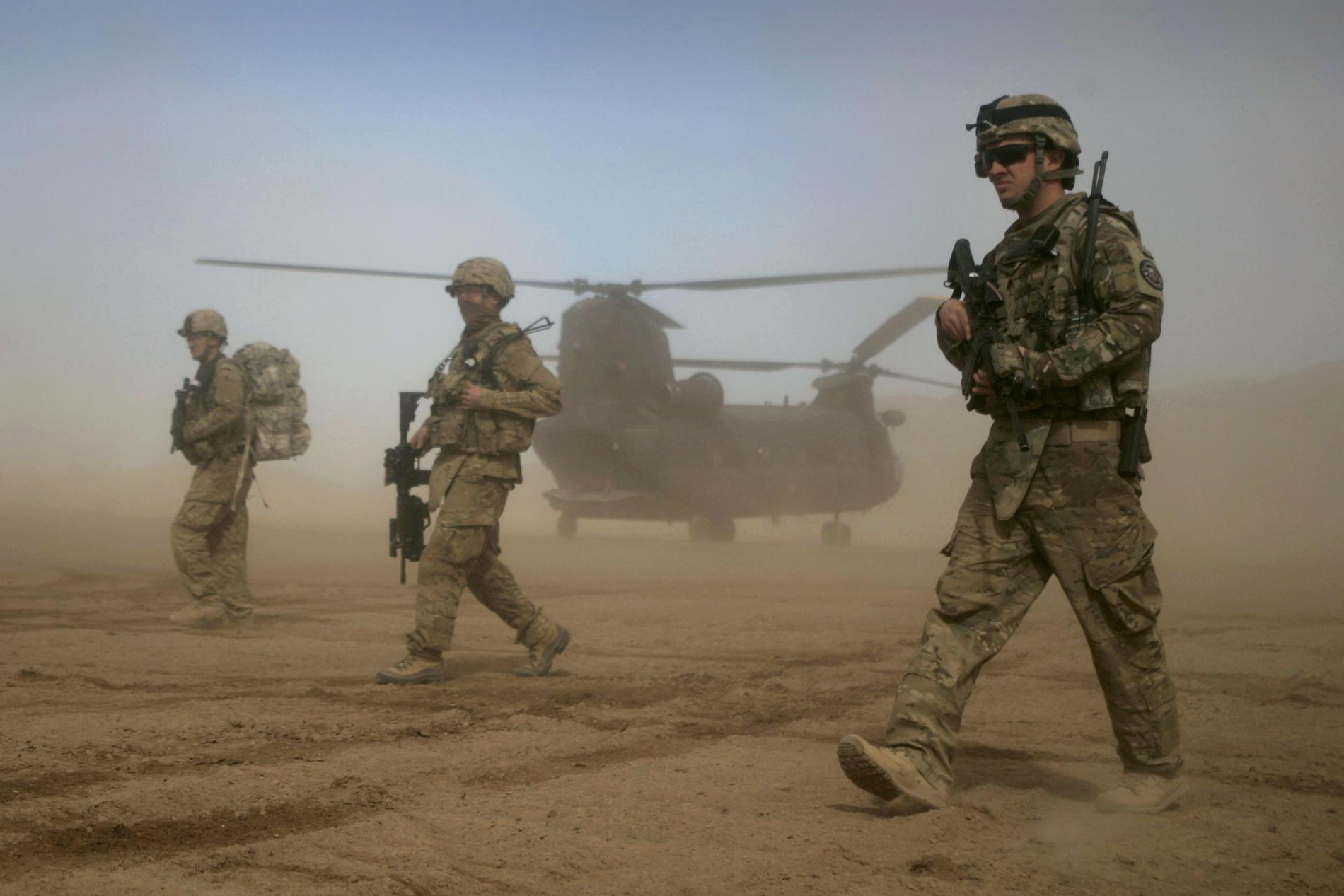 Amerikansk militär i Afghanistan.