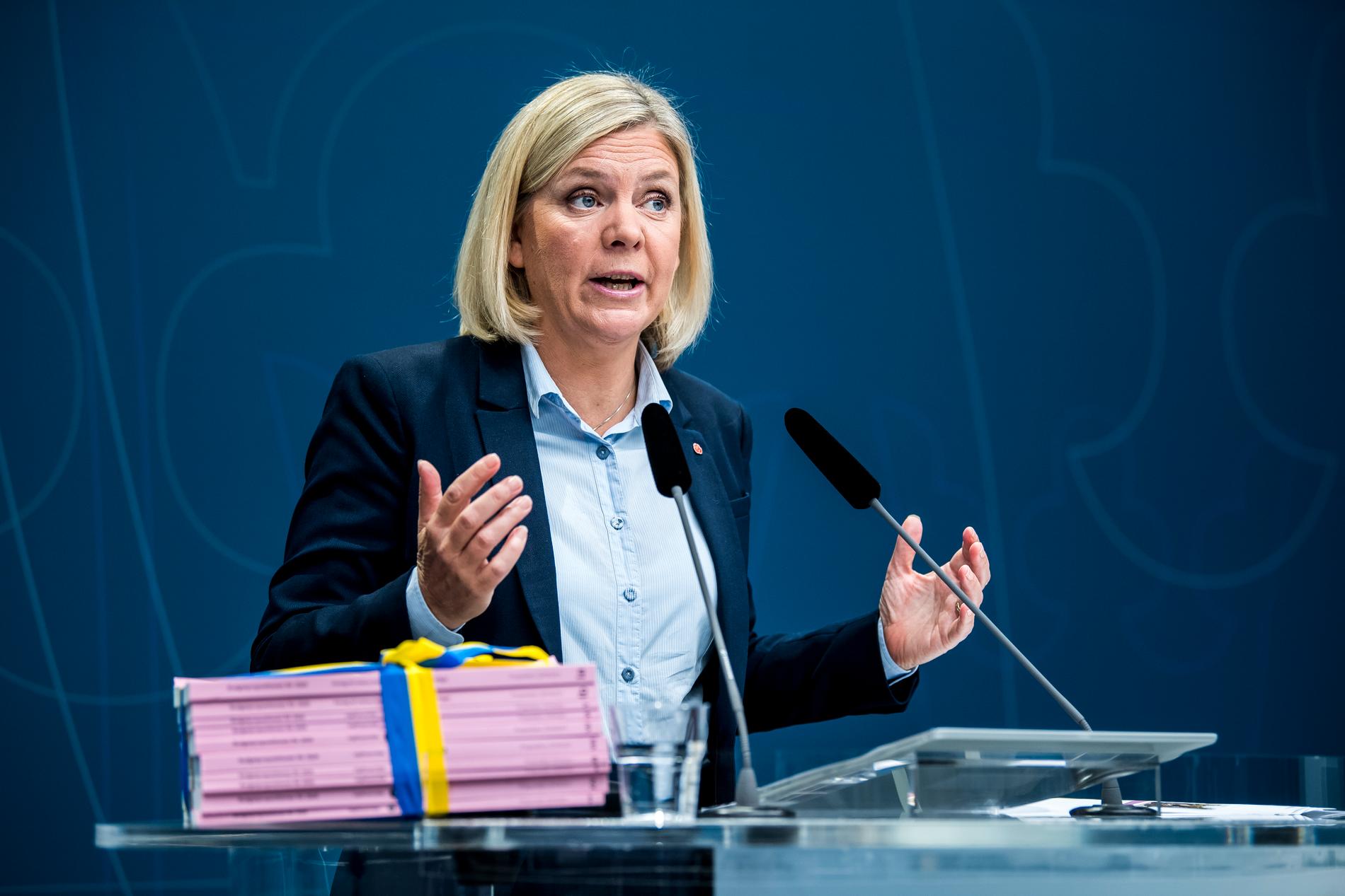 Finansminister Magdalena Andersson