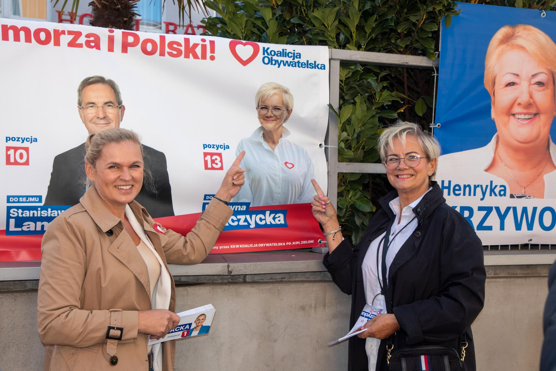 Kampanj med lokala kandidater i södra Pommern