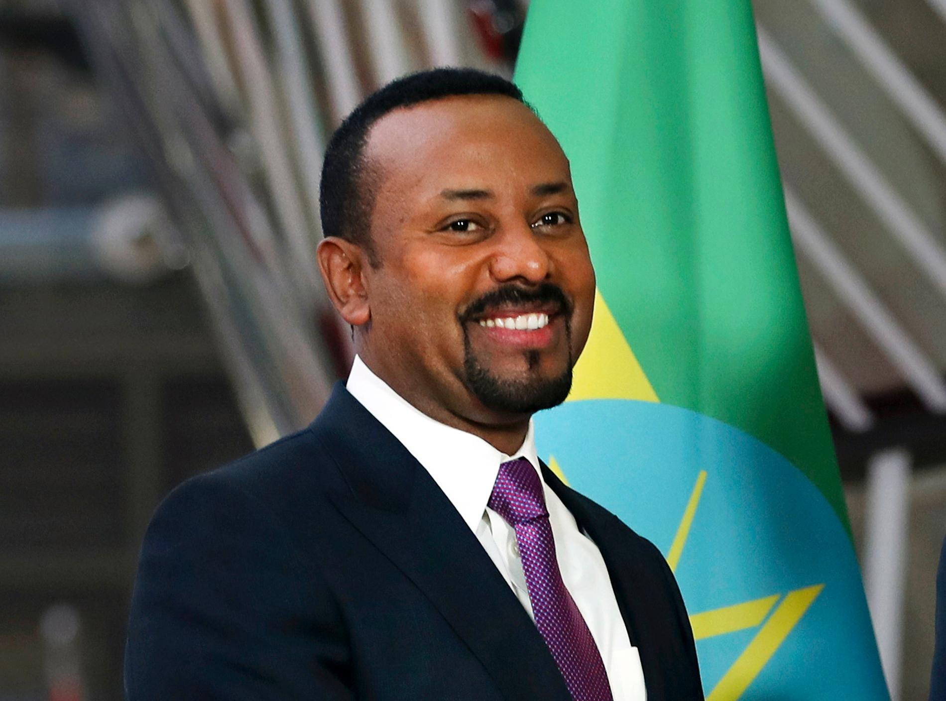 Etiopiens premiärminister Abiy Ahmed ingår i spekulationerna inför årets fredspris, bland annat på grund av de senaste årens uppmjukning av relationerna till grannlandet Eritrea. Arkivfoto.