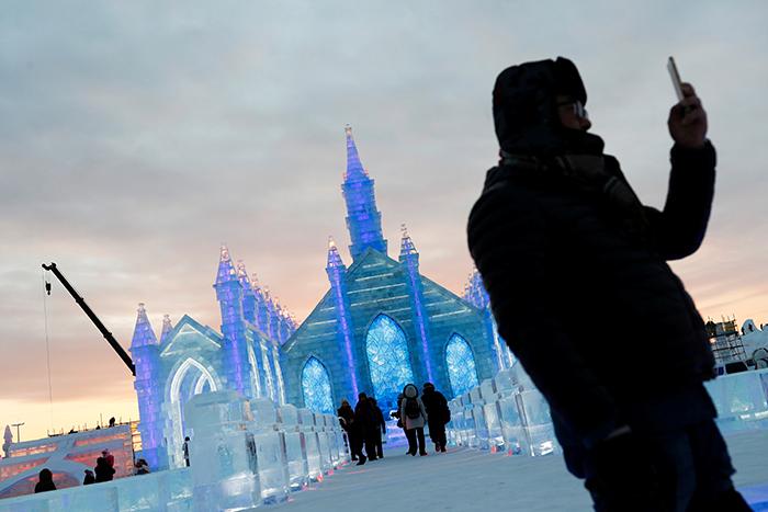 Harbin-festivalen har öppet till 5 februari. 