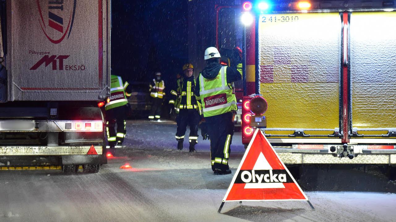 En olycka inträffade vid Stavsjö i närheten av Nyköping under eftermiddagen.