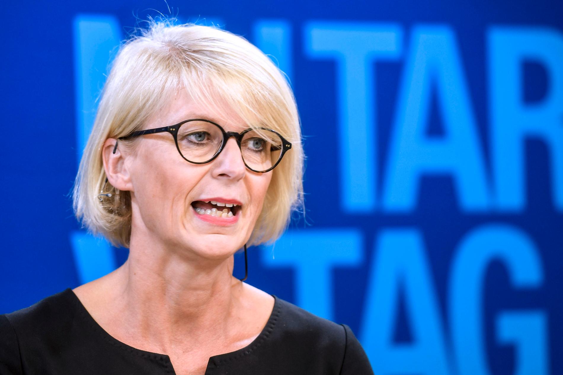 Moderaternas ekonomiskpolitiska talesperson Elisabeth Svantesson är öppen för sänkt skatt på pensioner nästa år. Arkivbild.