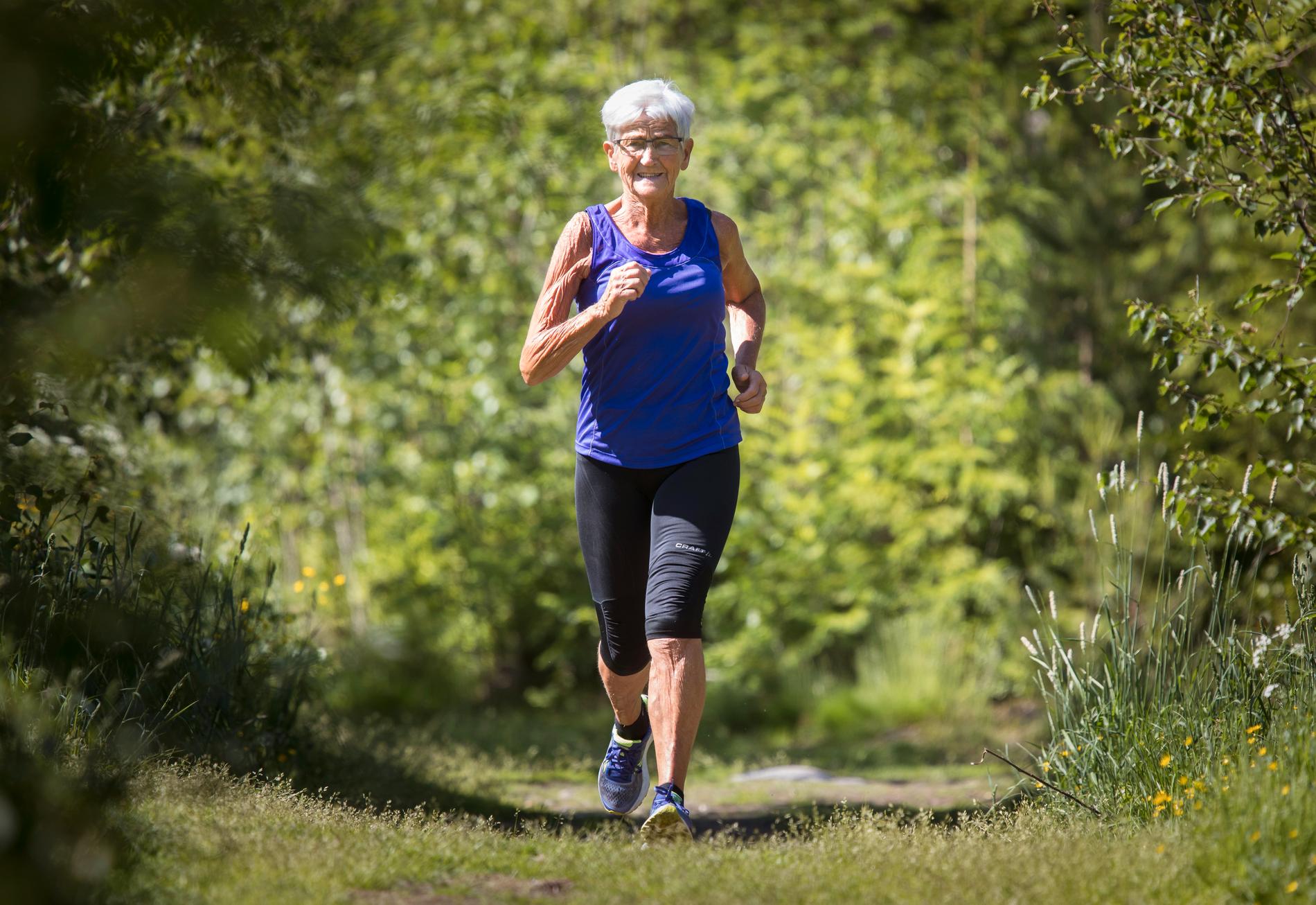 Anita Granberg, 76, tränar inför sitt 40:e lopp.