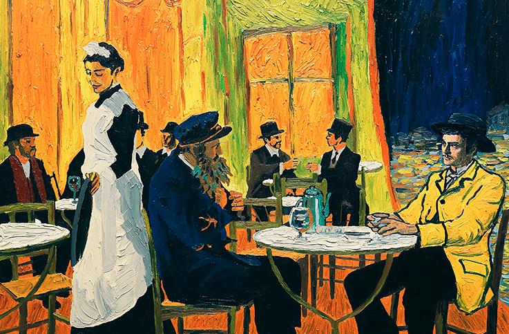 Över hundra konstnärer har förvandlat Vincent van Goghs målningar till rörliga bilder i ”Loving Vincent”. Tyvärr är inte manuset lika livfullt.