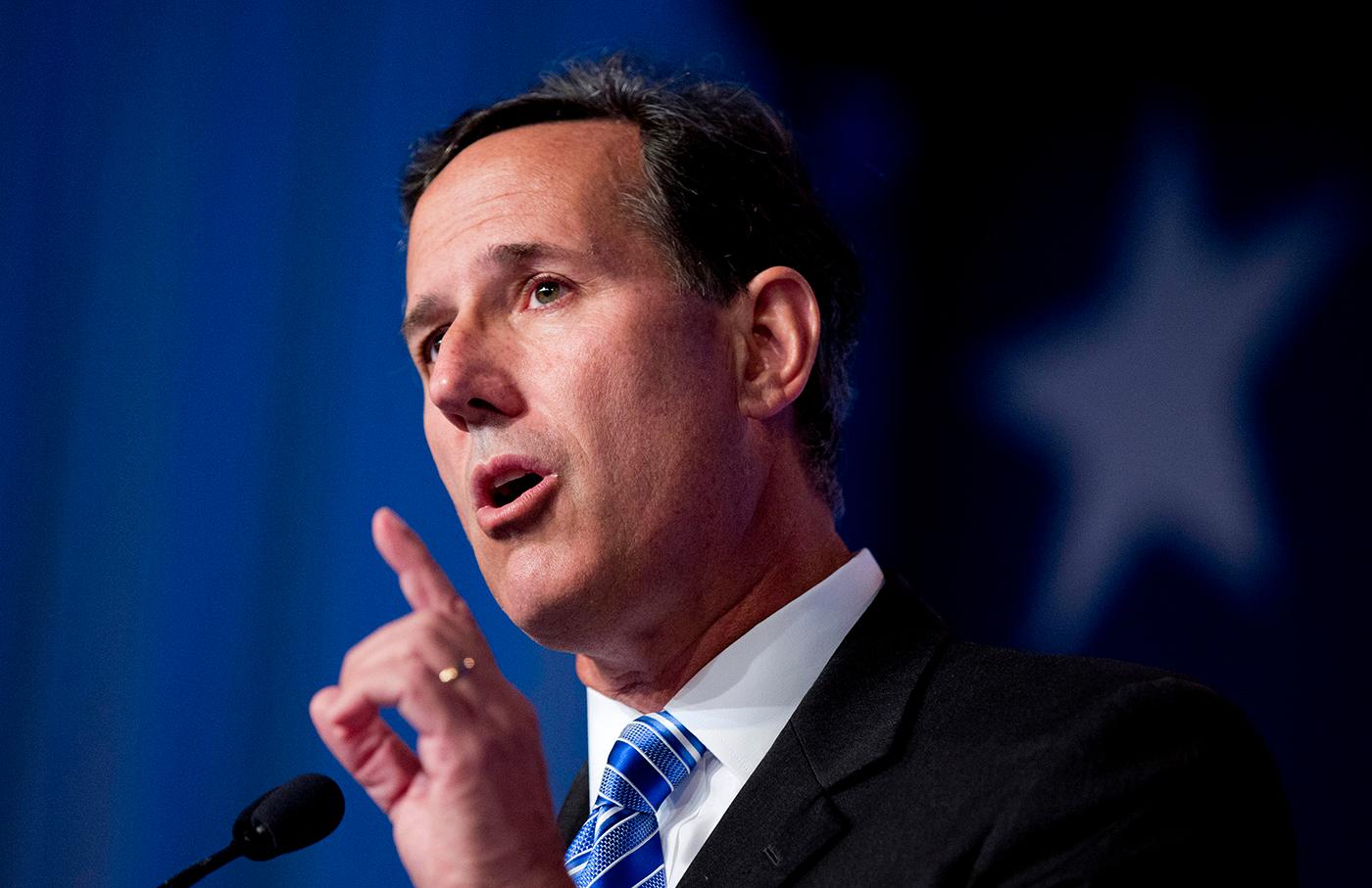 Rick Santorum, 56, ex-senator, Pennsylvania.