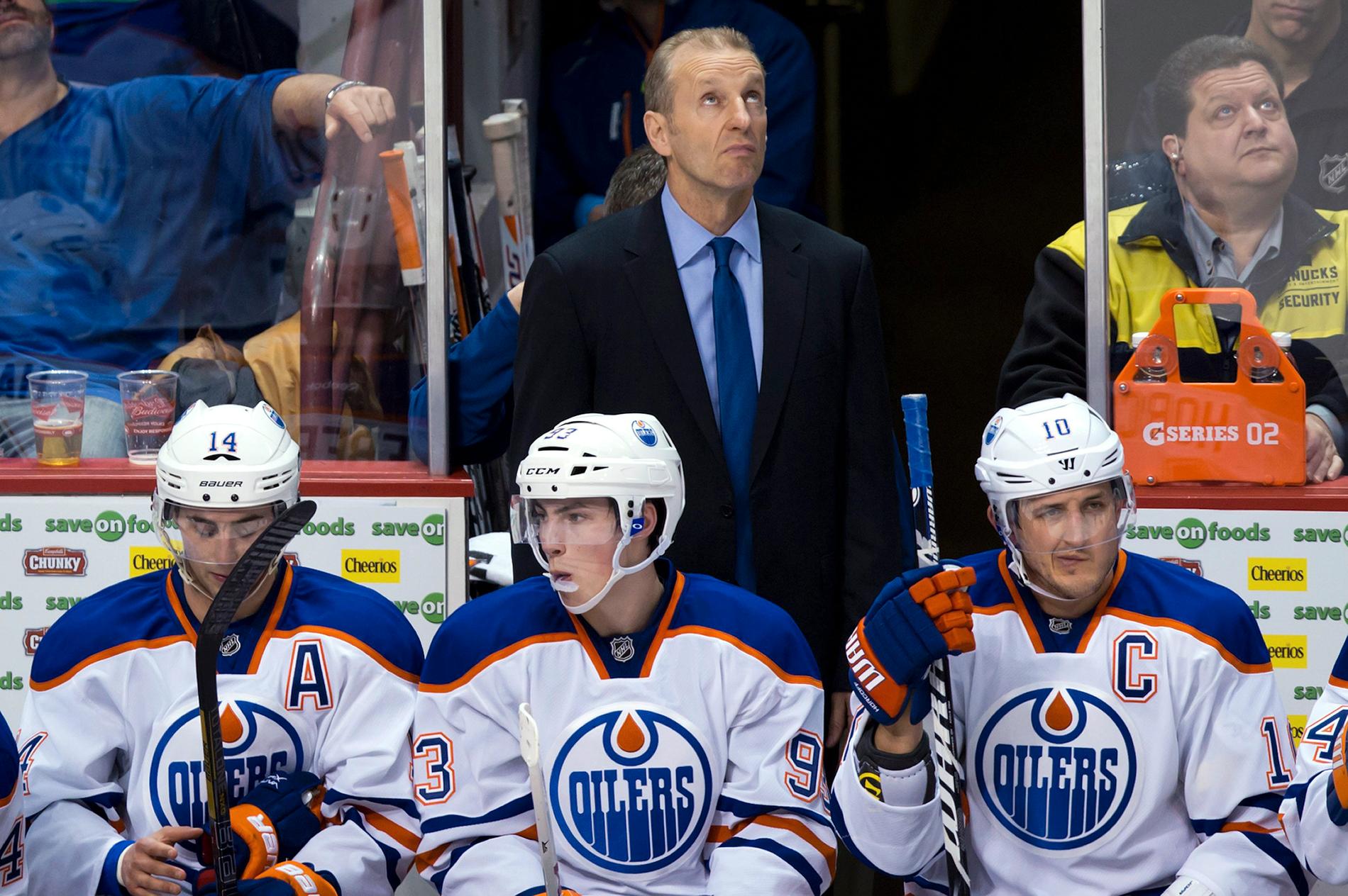 2012–2013 var Krueger head coach för Edmonton Oilers.