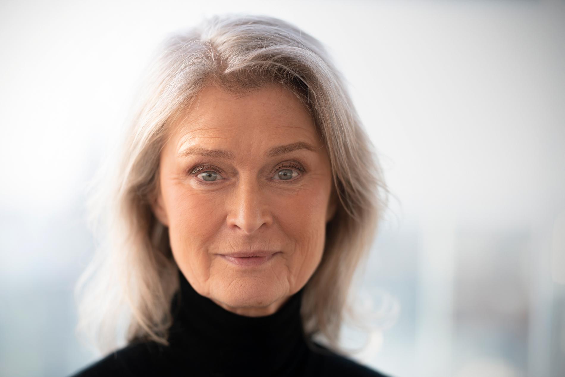 Lena Endre spelar tillsammans med Alexander Karim i "Glaciär". Arkivbild.