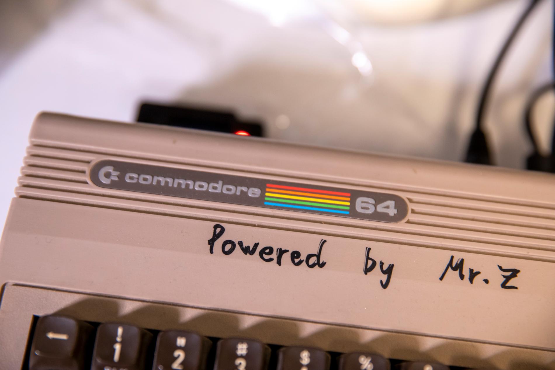 Klassikern Commodore 64. 