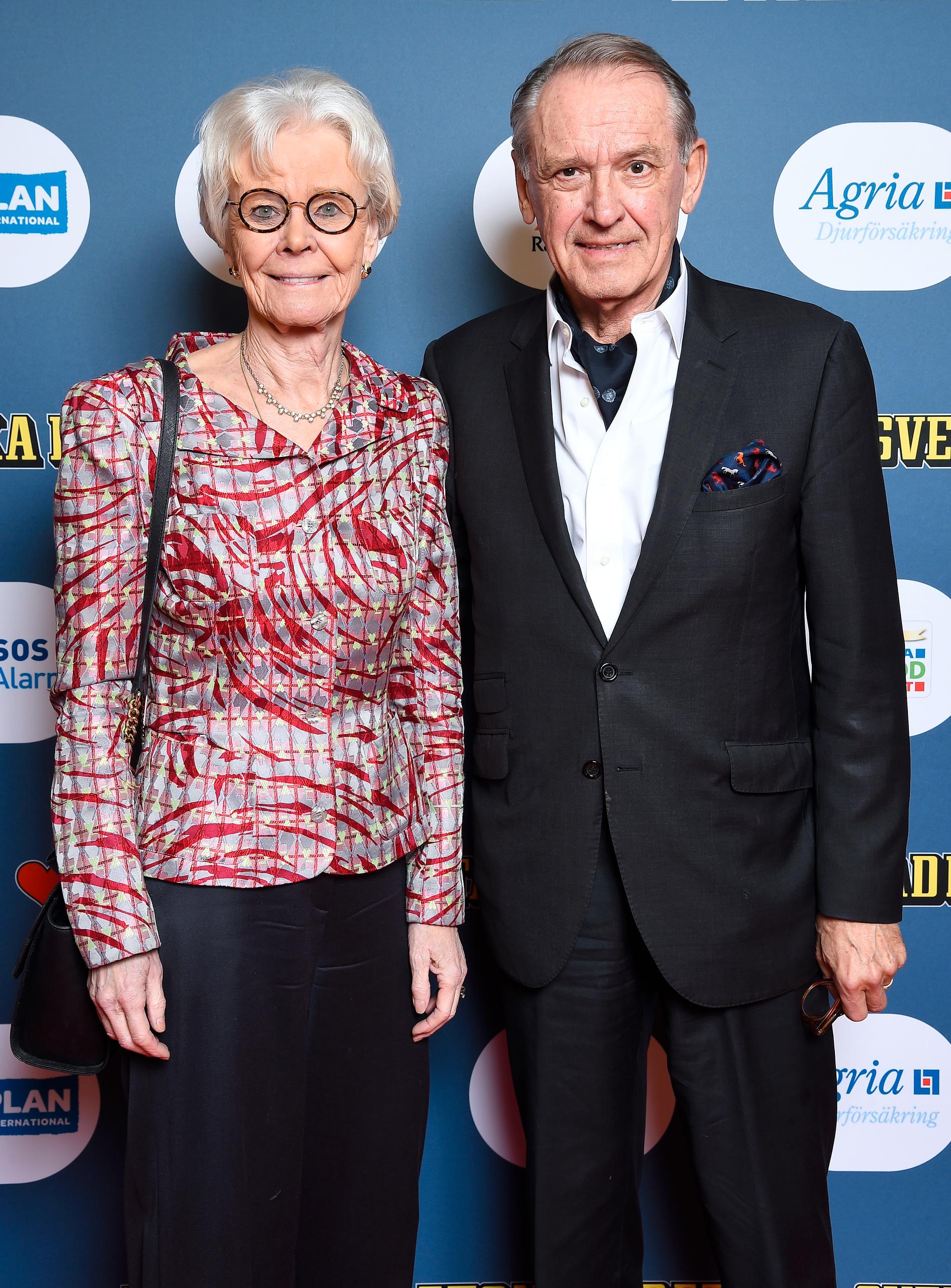 Jan Eliasson tillsammans med Kerstin Eliasson.