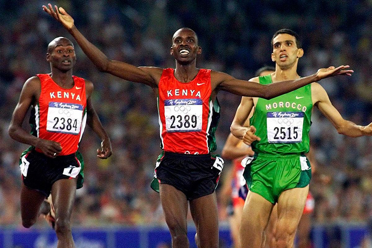 Noah Ngeny vann 1500 meter i Sydney 2000.