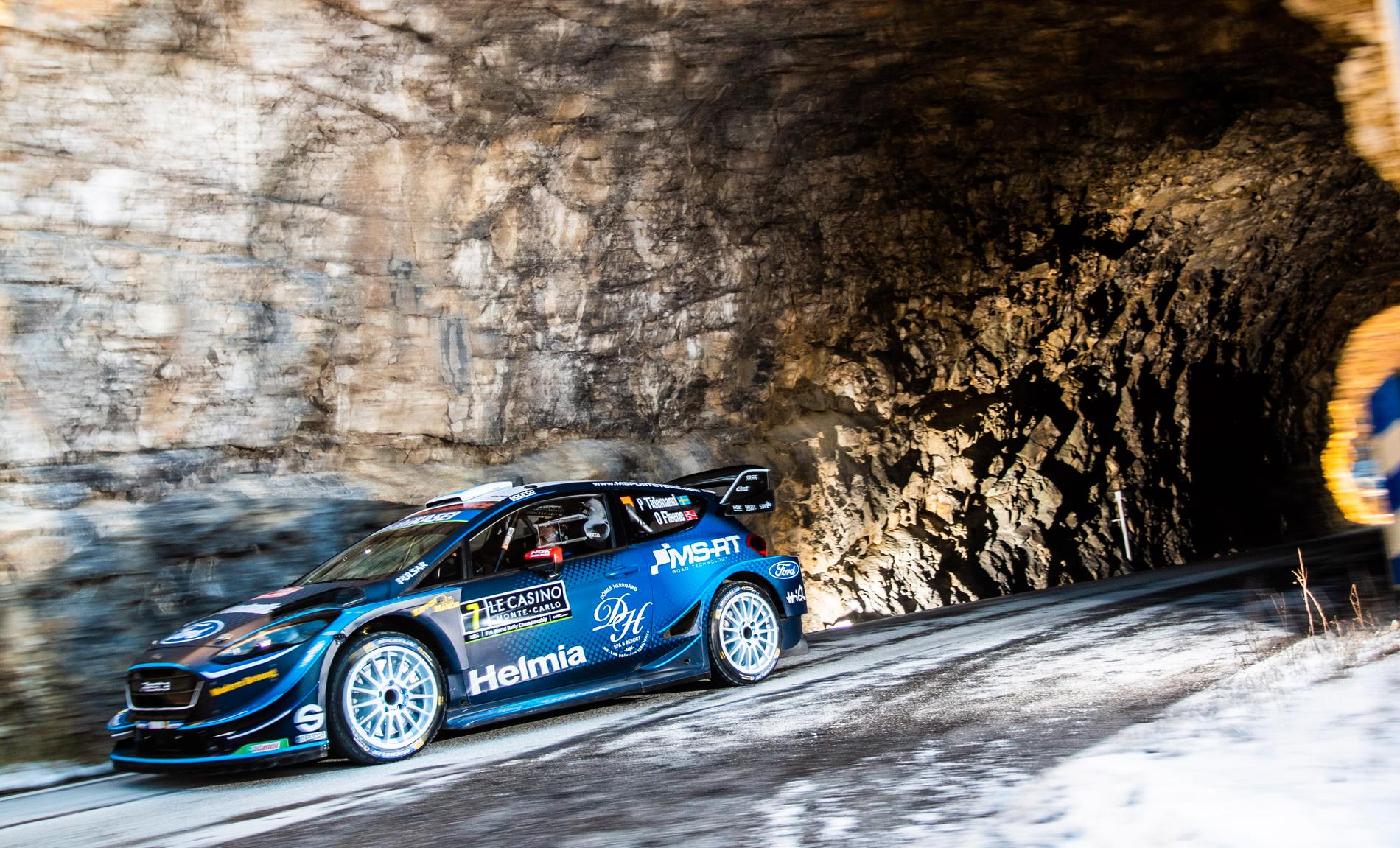Pontus Tidemand bröt Rally Monte Carlo, WRC