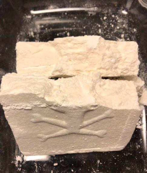 Bild på kokainet som hittades i de krypterade chattarna.