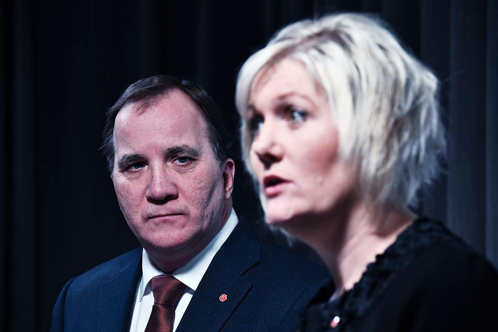 Lena Rådström Baastad, partisekreterare (S) är inte nöjd med siffran för partiet.