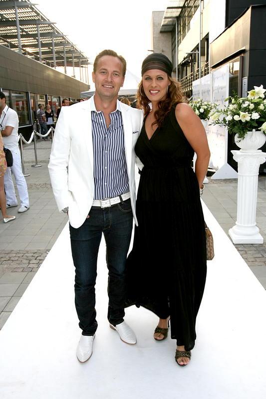 Perrellis nya kärlek Anders Jensen tillsammans med TV4-profilen Suzanne Sjögren, som han ligger i skilsmässa med.