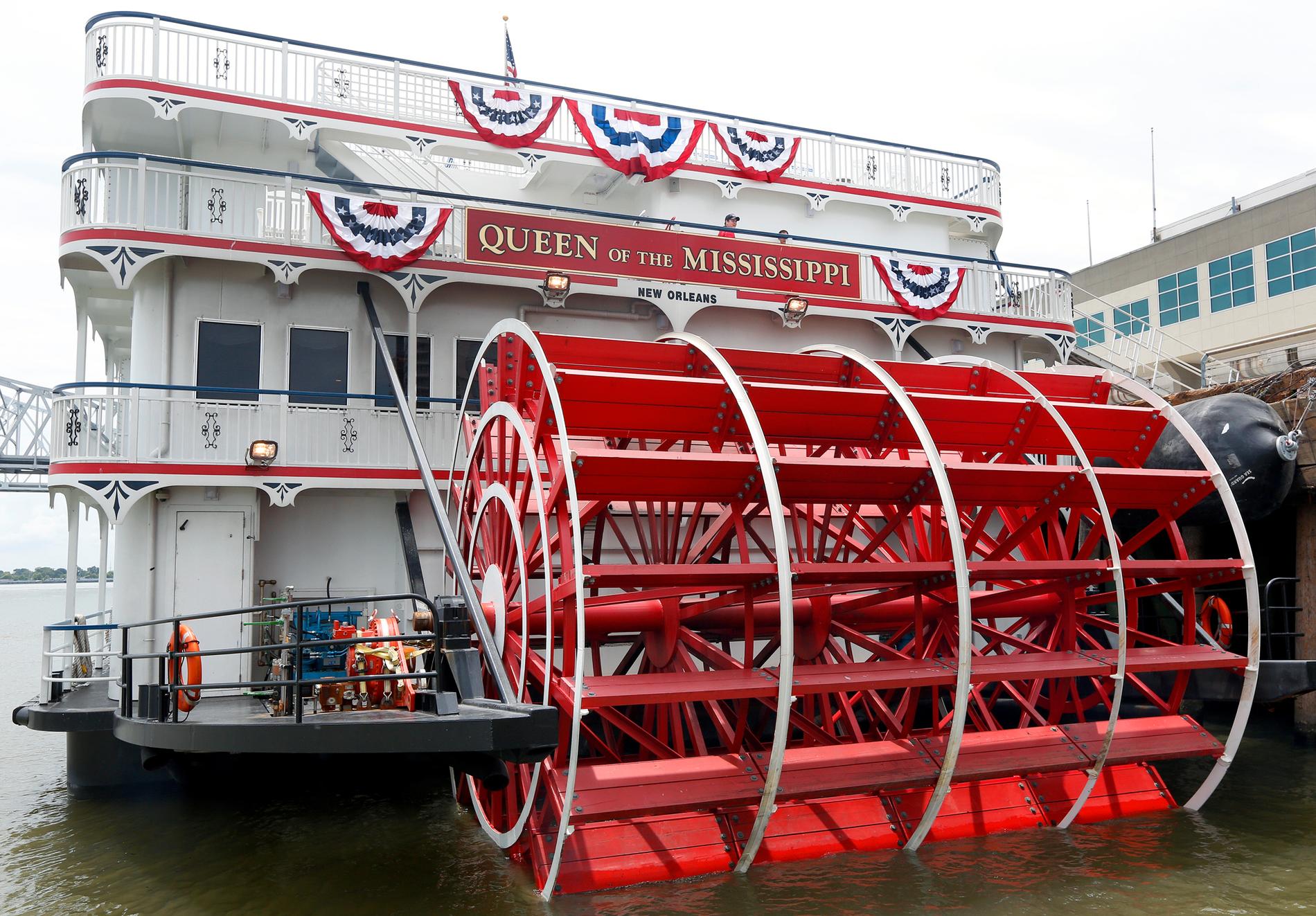 Queen of the Mississippi är 100 procent USA, byggd på varv i Maryland och med genomgående amerikansk besättning.