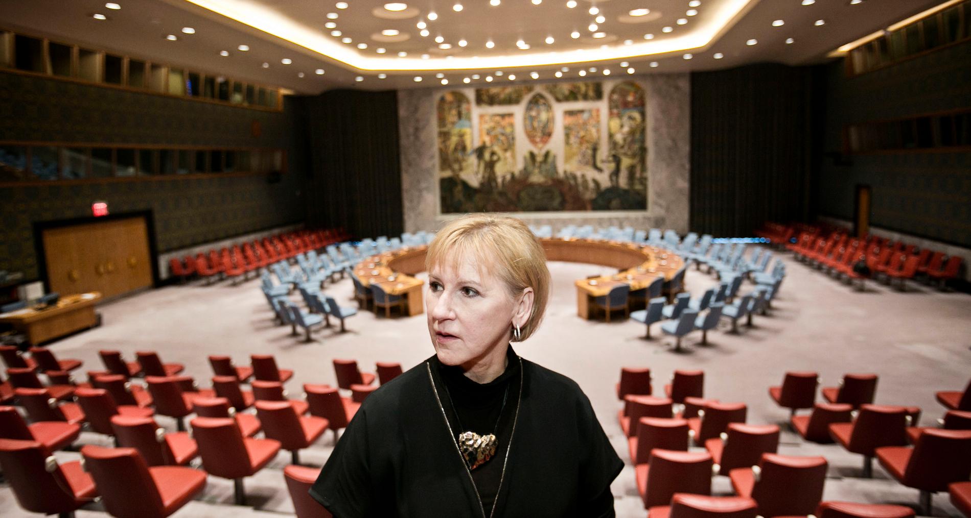 Margot Wallström i FN:s säkerhetsråd.
