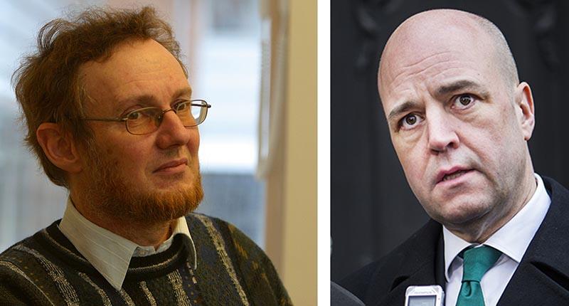 Wilhelm Agrell är kritisk efter Fredrik Reinfeldts uttalande om krisen i Ukraina.