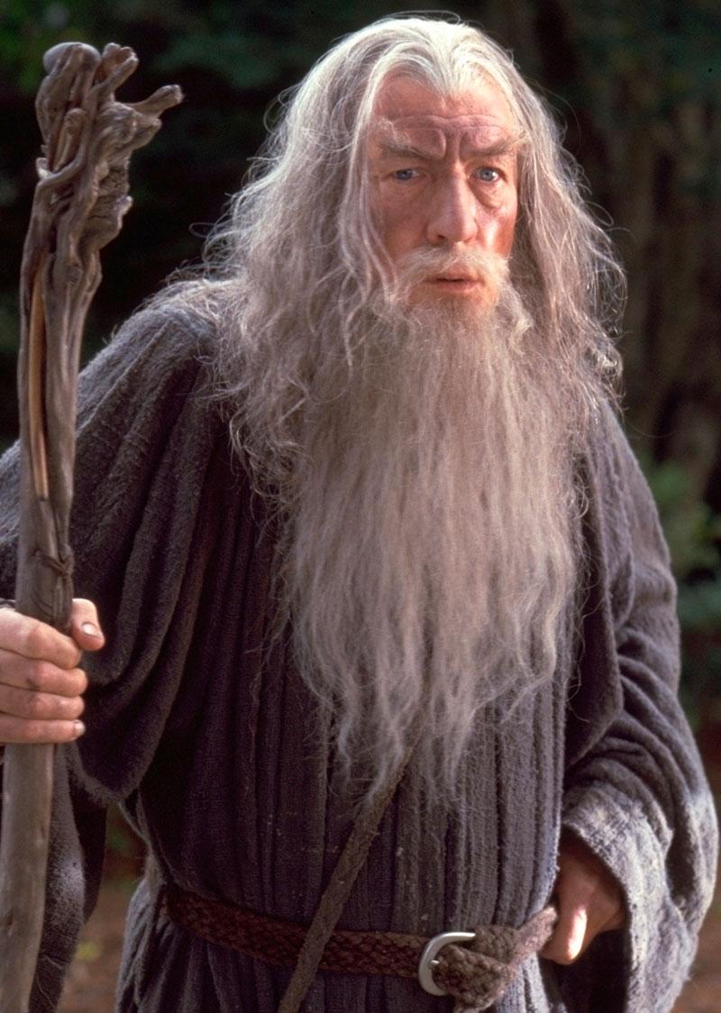 Ian McKellen som Gandalf i "Sagan om ringen".