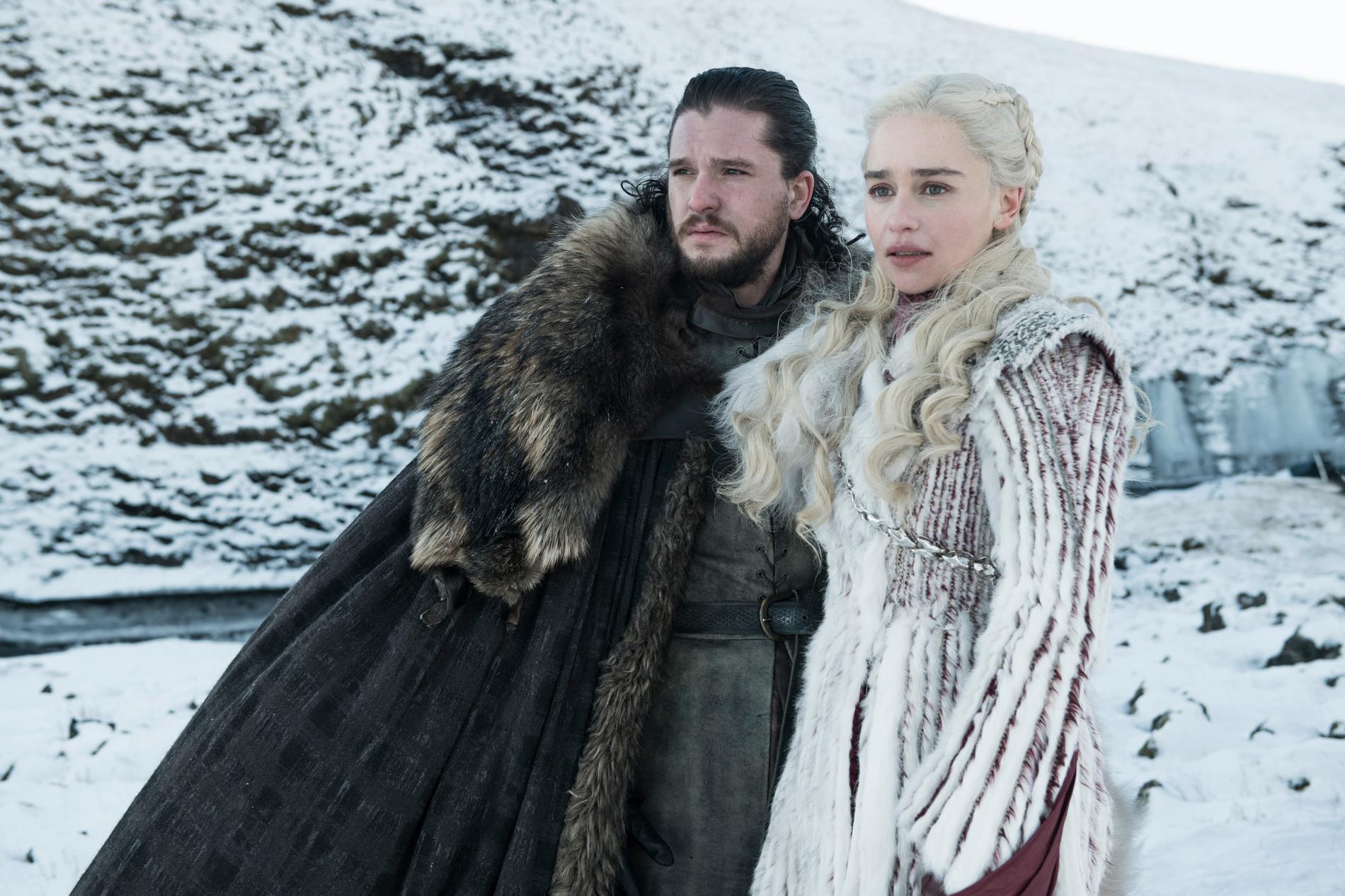 Linea har gjort kläderna till Jon Snow och Daenerys Targaryen. Här är de tillsammans i säsong 8.